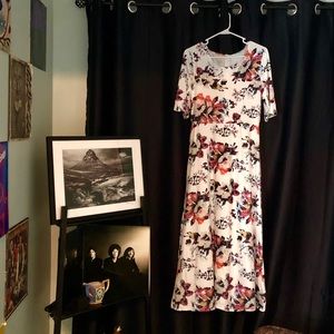 White floral dress